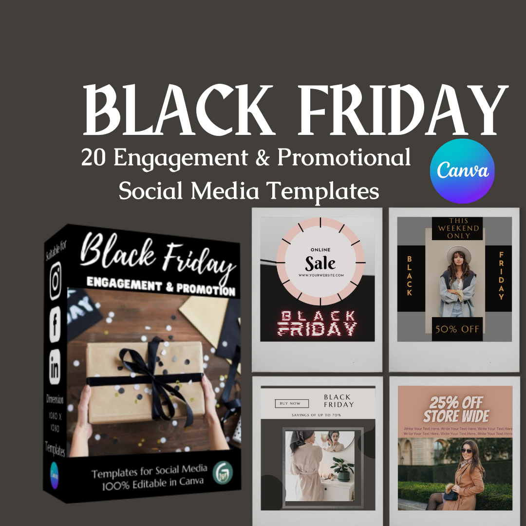 Black Friday - Engagement & Promotional Templates
