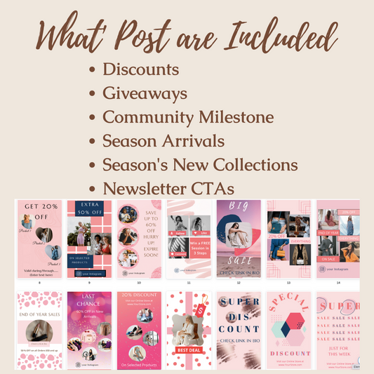 50 Sales & Promotional Templates for Instagram Stories