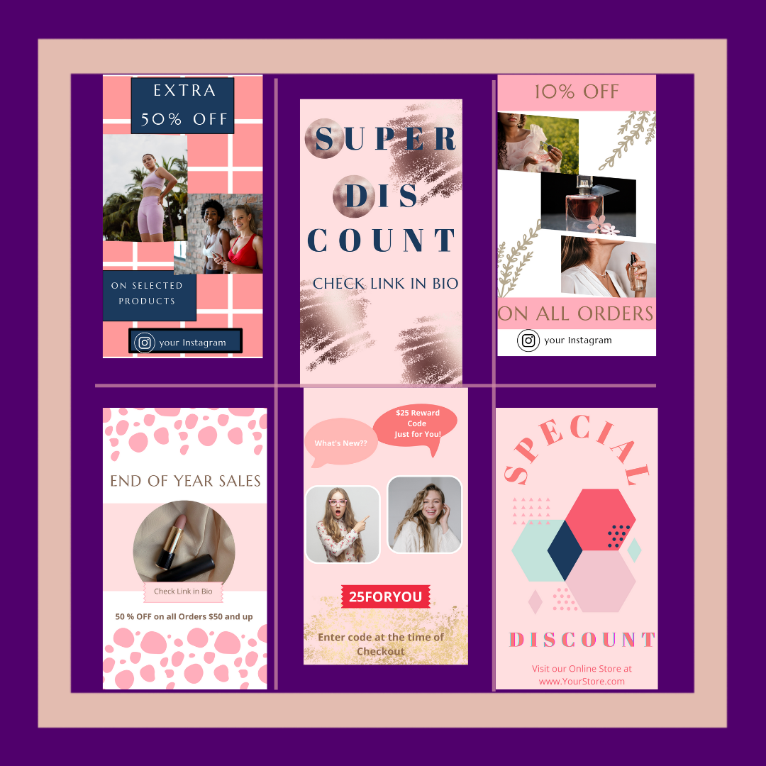 50 Sales & Promotional Templates for Instagram Stories