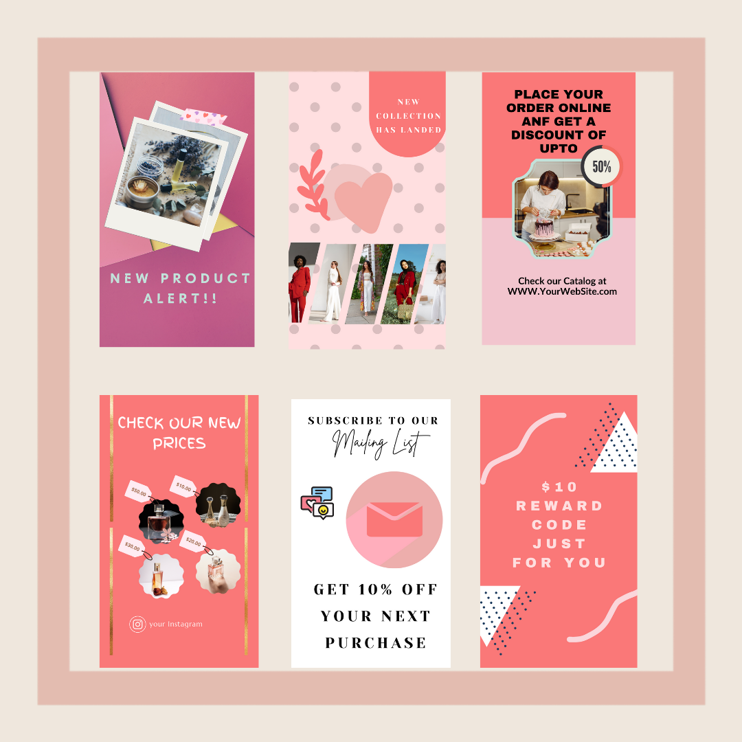 40 Sales & Promotional Templates for Instagram Stories (Vol 2)
