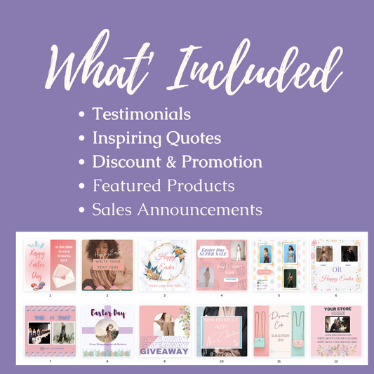 Easter Day - Engagement & Promotional Templates