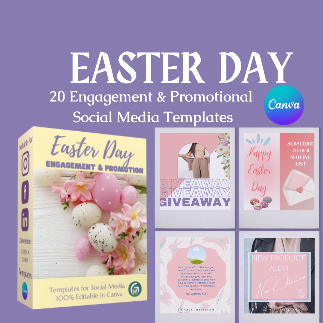 Easter Day - Engagement & Promotional Templates