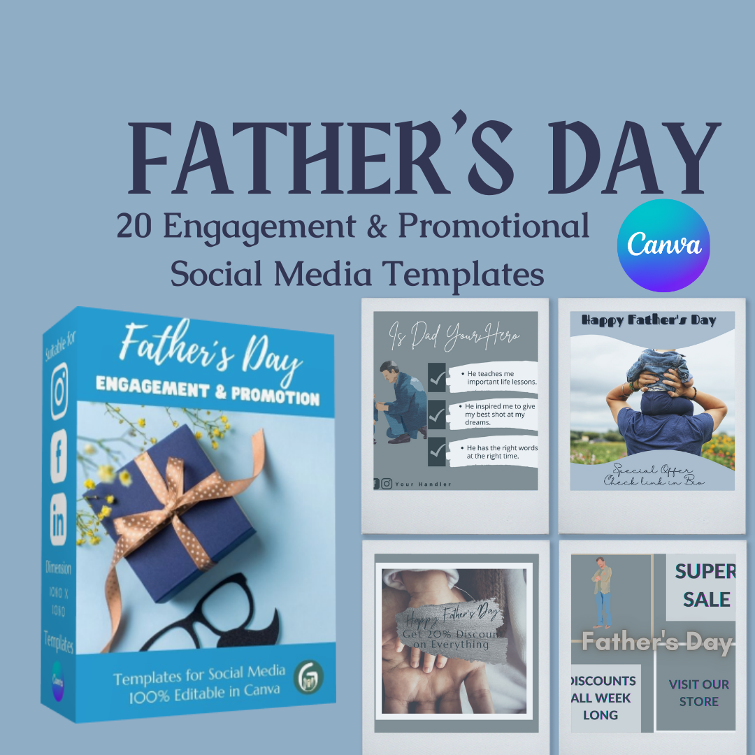 Father's Day - Engagement & Promotional Templates
