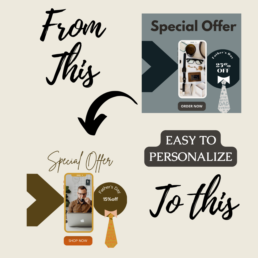 Father's Day - Engagement & Promotional Templates