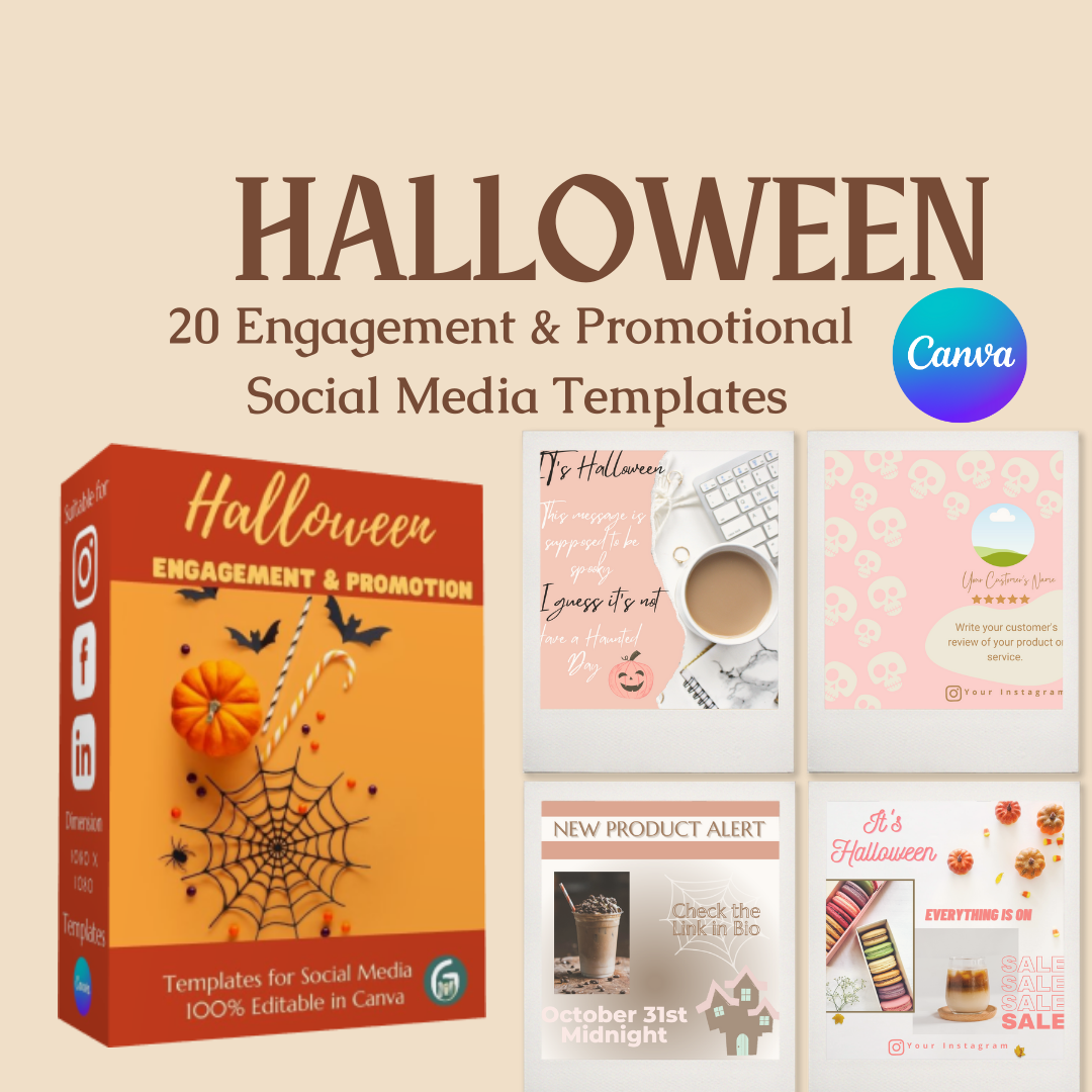 Halloween - Engagement & Promotional Templates