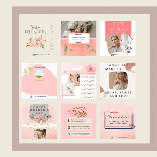 Mother's Day -Engagement & Promotional Templates