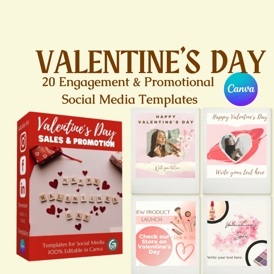 Valentine's Day - Engagement & Promotional Templates