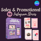 50 Sales & Promotional Templates for Instagram Stories