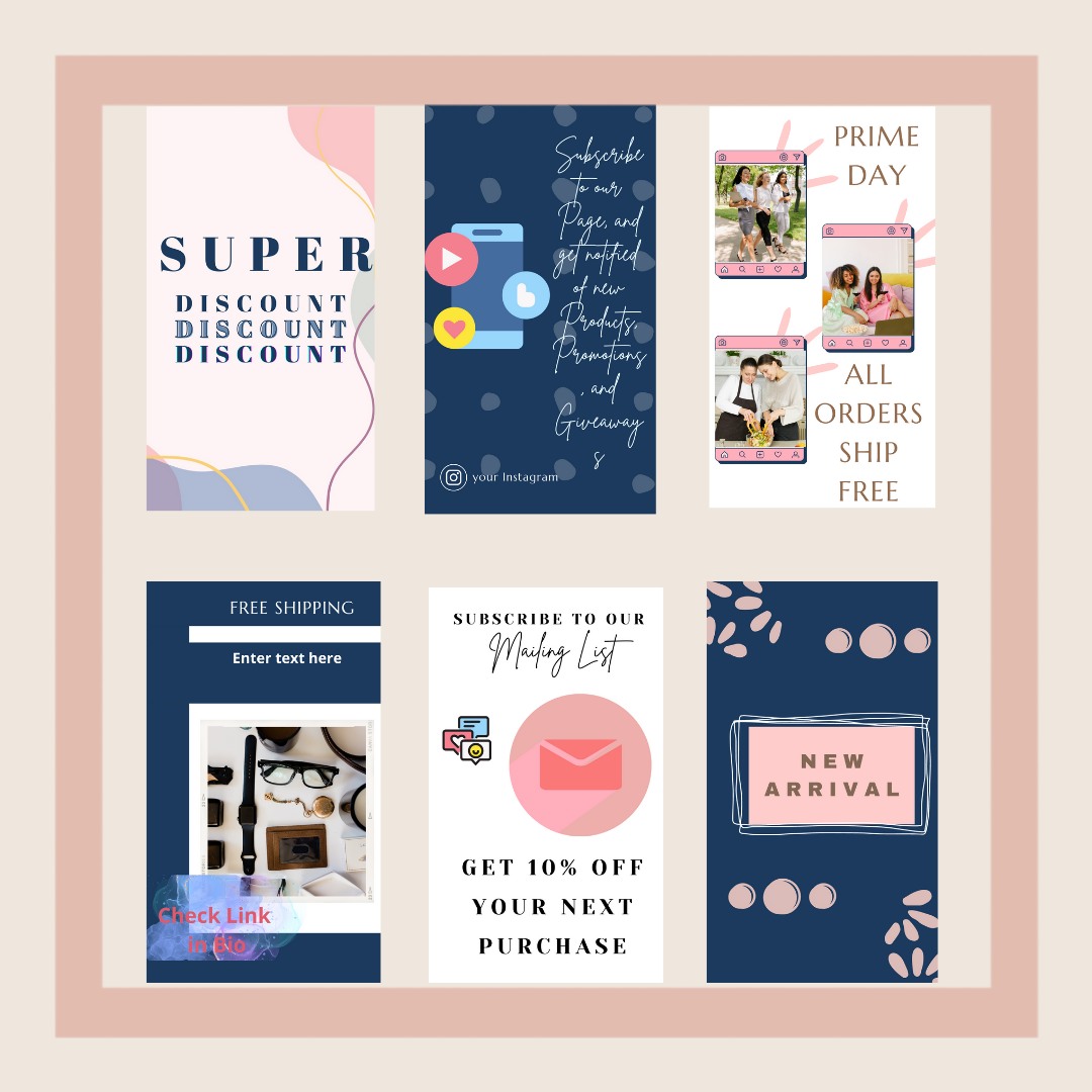 40 Sales & Promotional Templates for Instagram Stories (Vol 2)